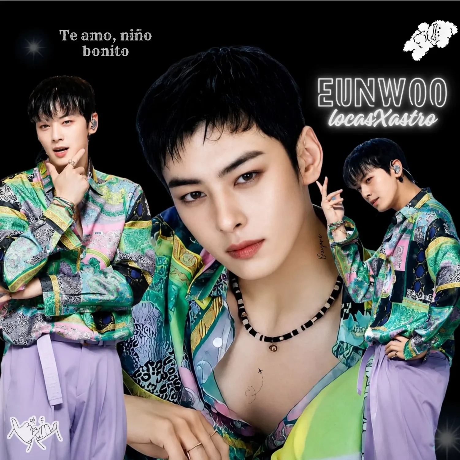Behind-the-scenes cut of Cha Eunwoo