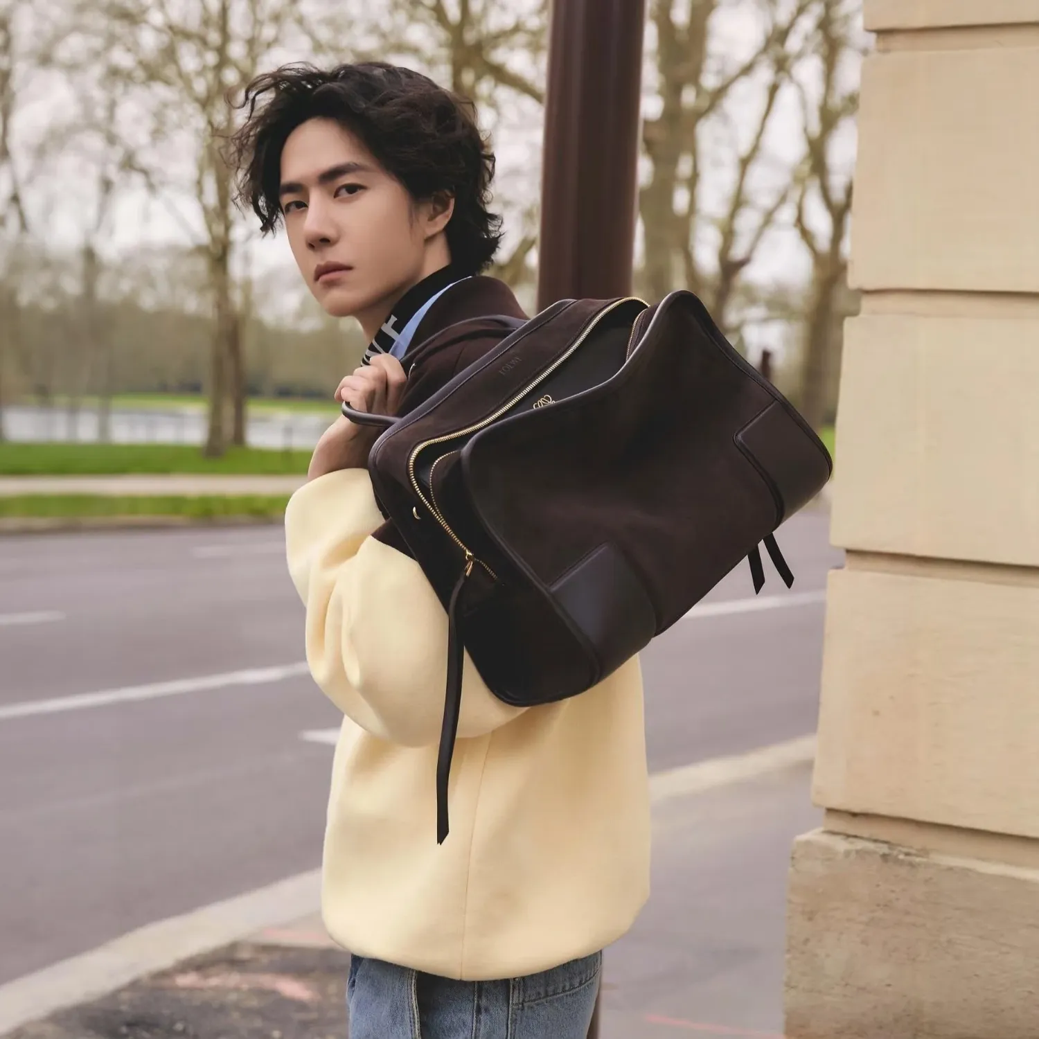 Recent activity shot of Wang Yibo