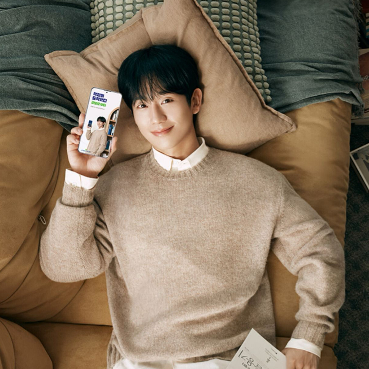 粉丝拍下的丁海寅瞬间