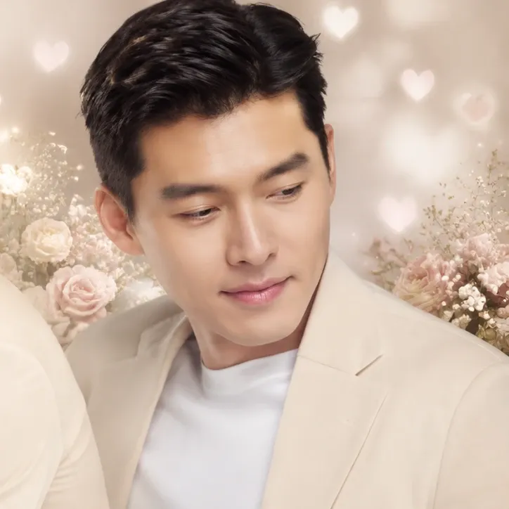 Momen yang diabadikan oleh penggemar Hyun Bin