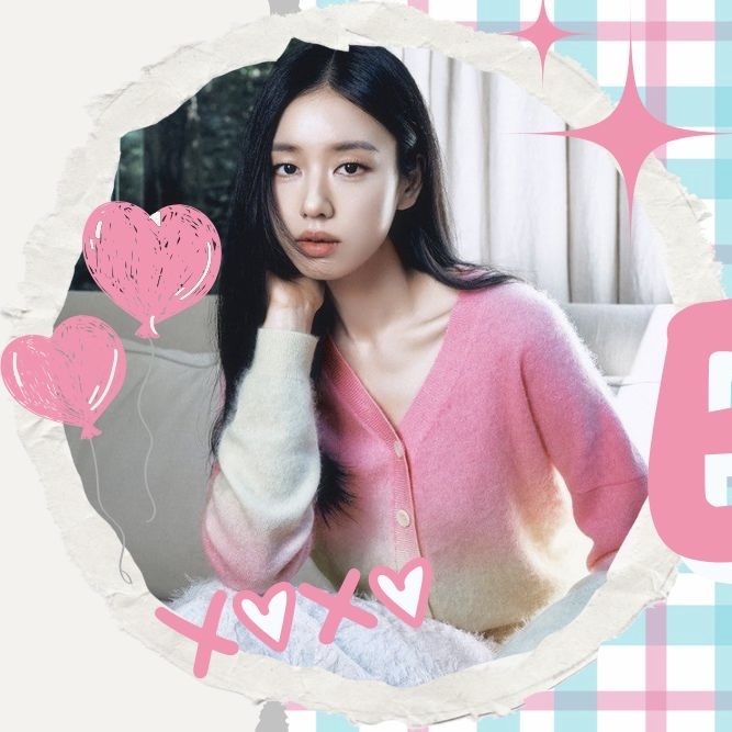 Behind-the-scenes cut of Ahn Eunjin