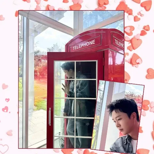A moment captured by a fan of Song Minjun