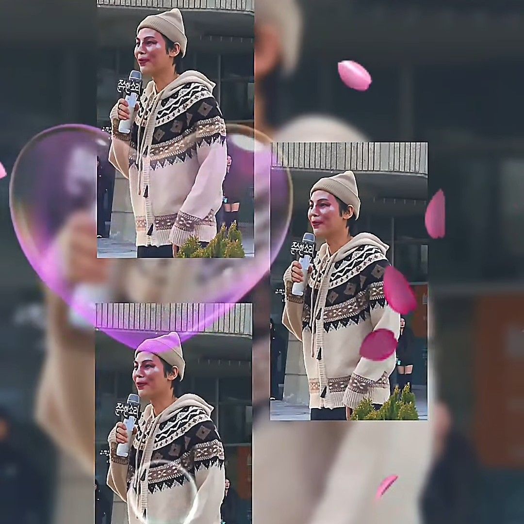 A moment captured by a fan of Kim Junsu (1991)