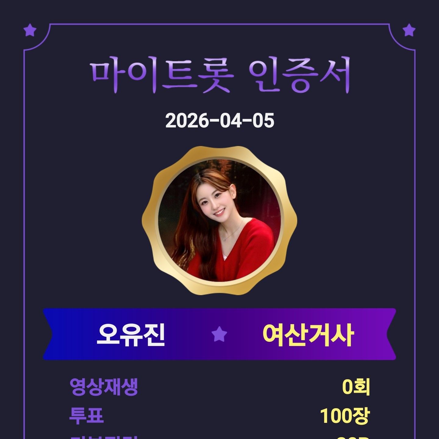 Oh Yujin的幕後花絮