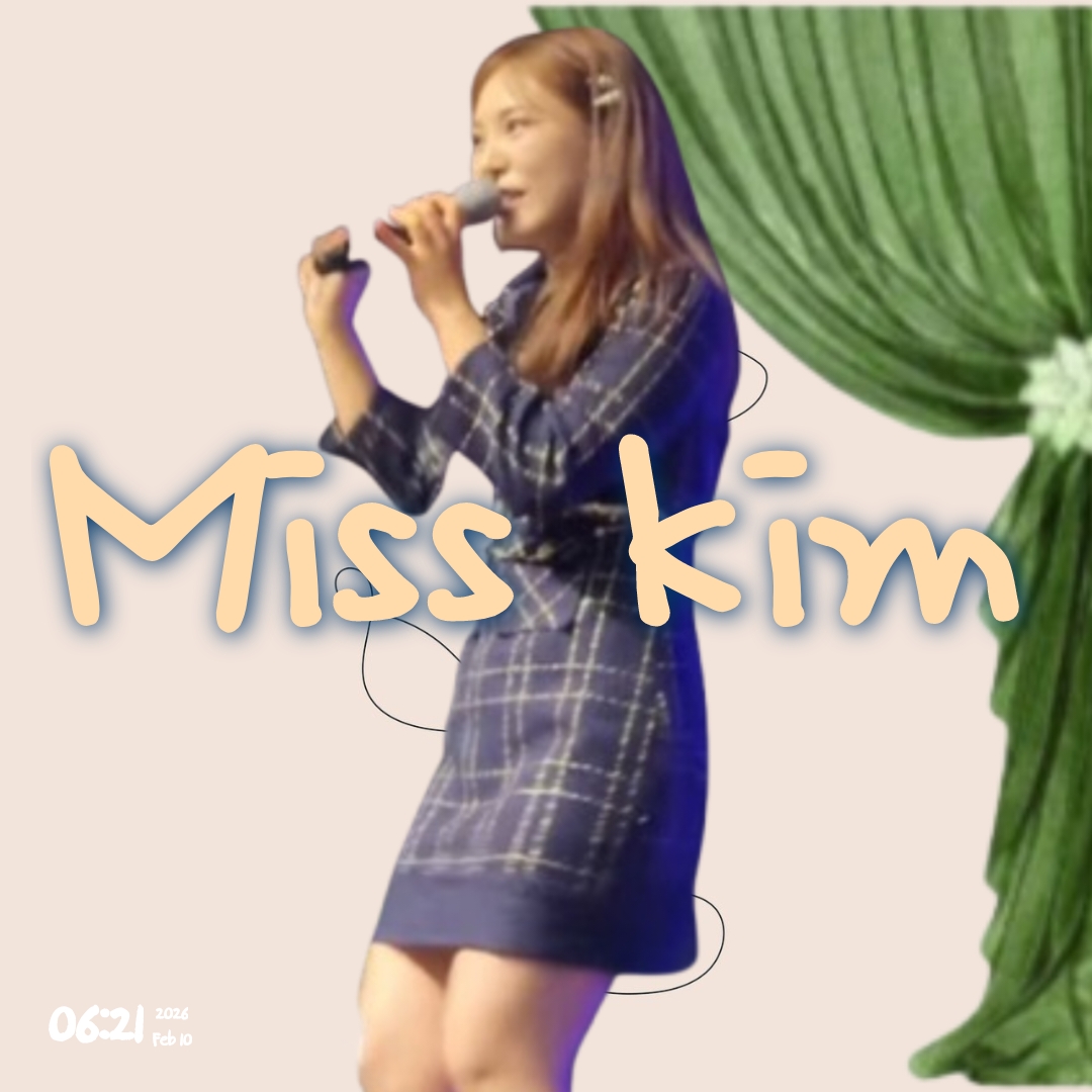 Recent activity shot of Miss Kim