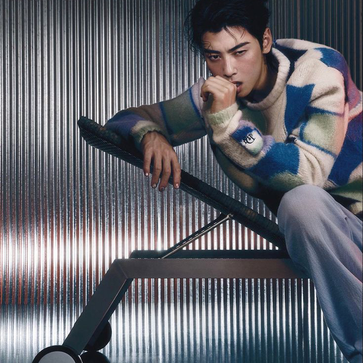 Recent activity shot of Cha Eunwoo