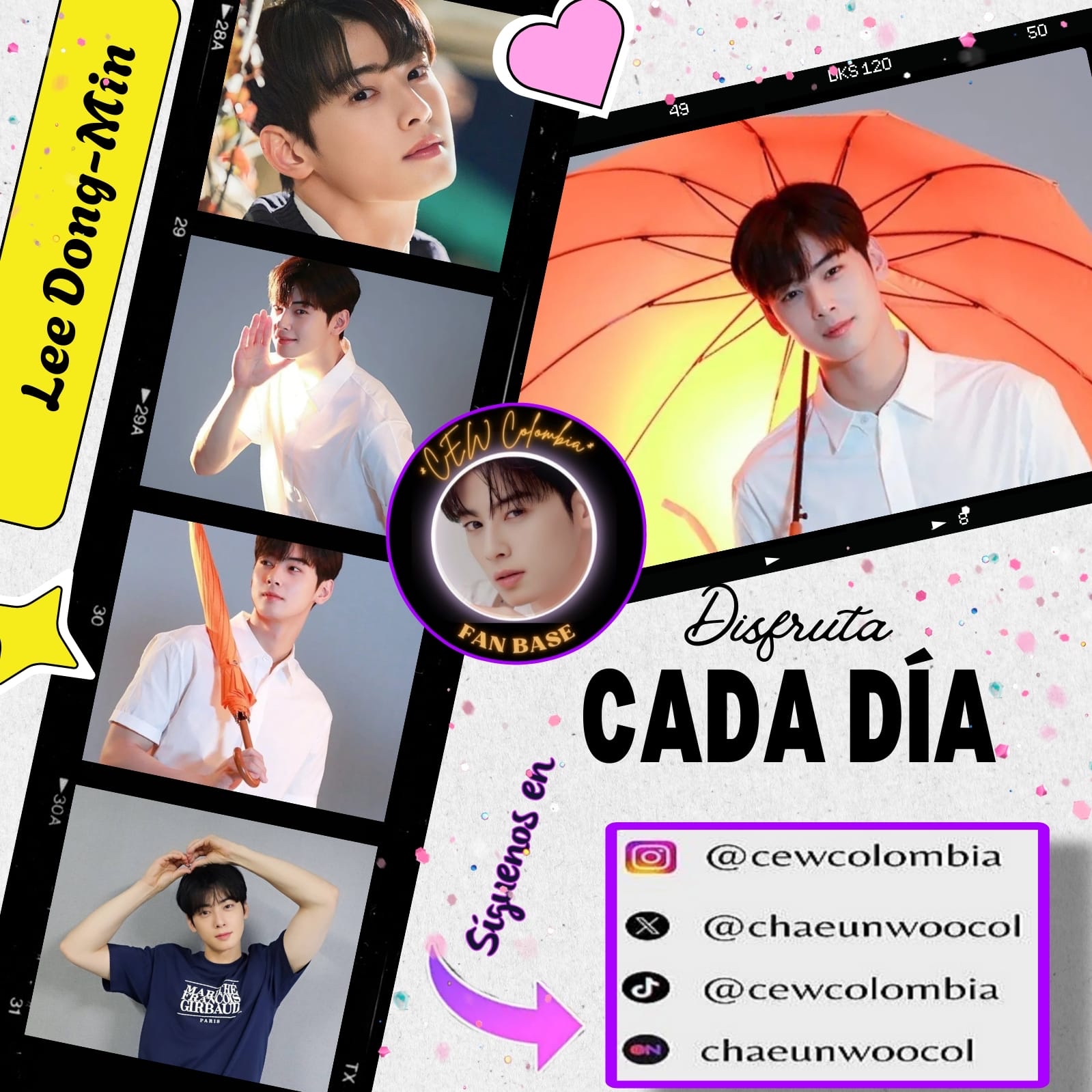 Behind-the-scenes cut of Cha Eunwoo