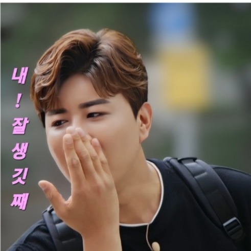 Behind-the-scenes cut of Jin Haesung