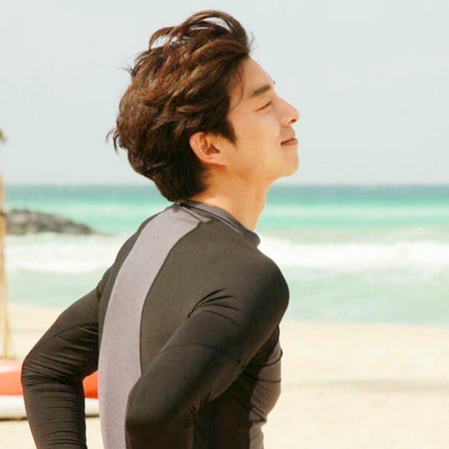 Behind-the-scenes cut of Gong Yoo