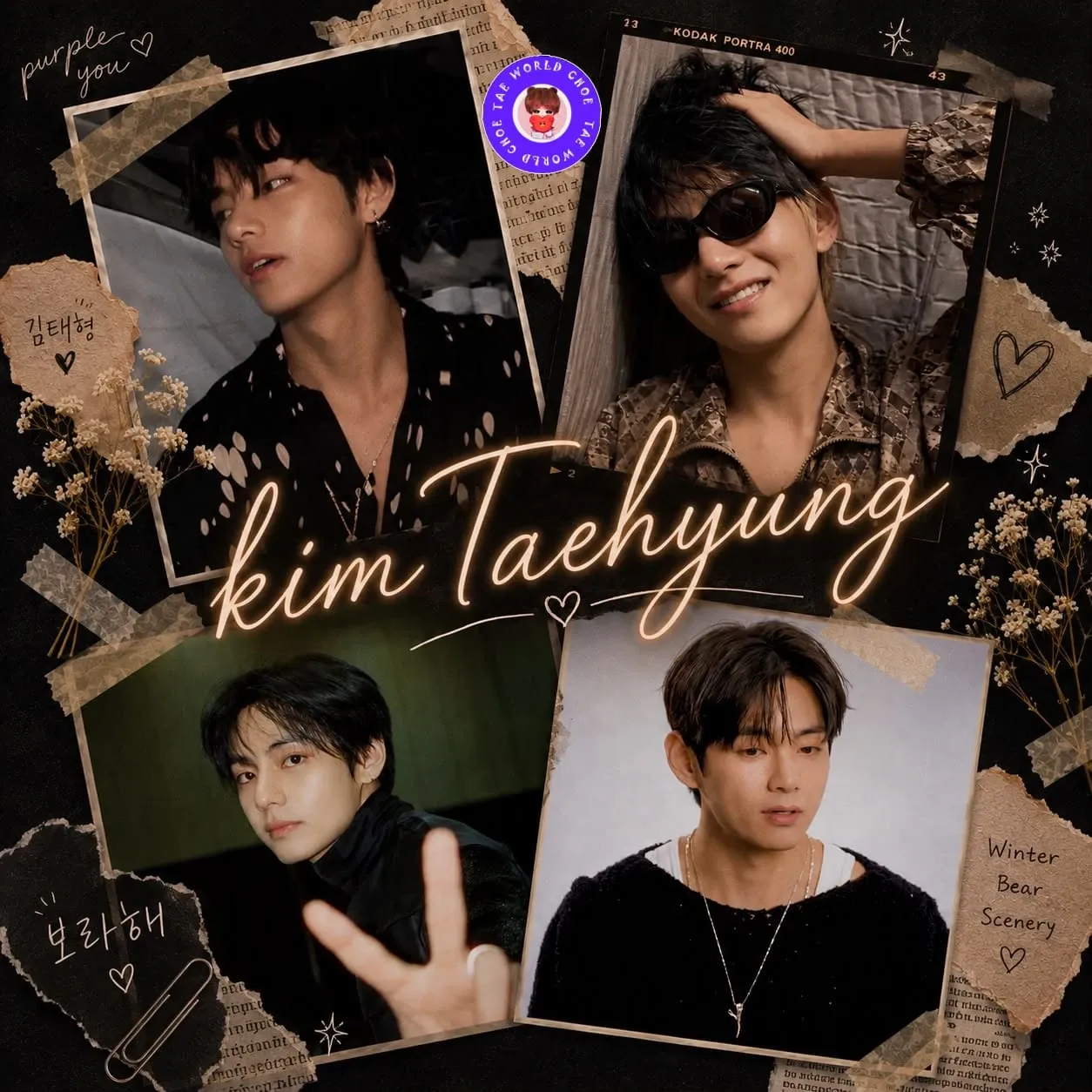 Behind-the-scenes cut of Kim Taehyung (V)