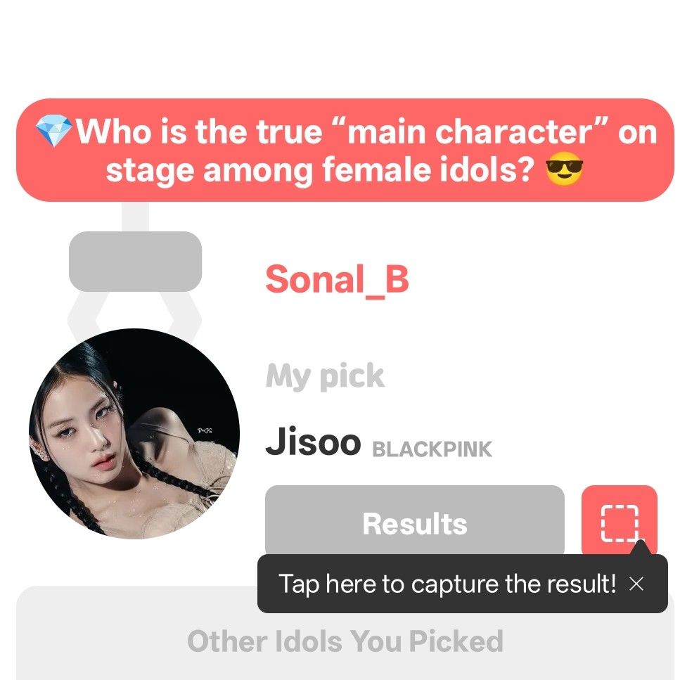 A moment captured by a fan of Jisoo (1995)