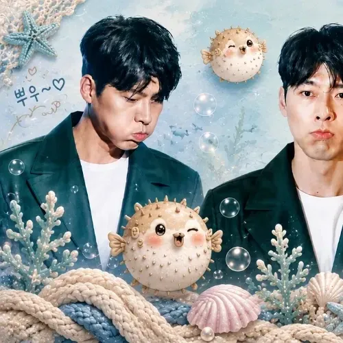 Cuplikan di balik layar dari Hyun Bin