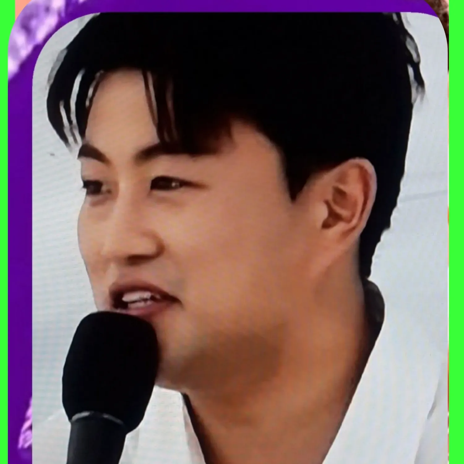 Behind-the-scenes cut of Kim Hojoong