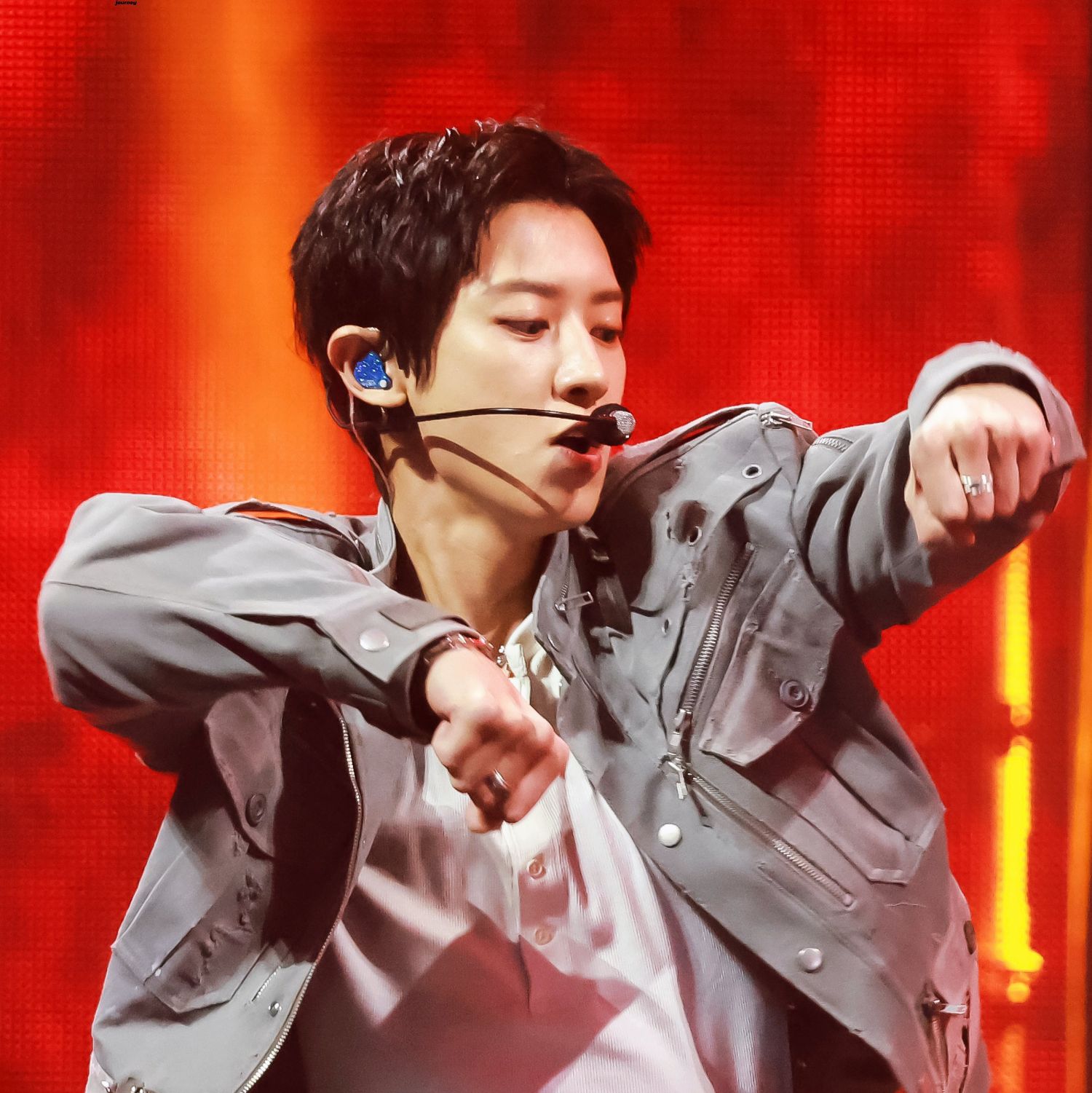 Recent activity shot of Chanyeol