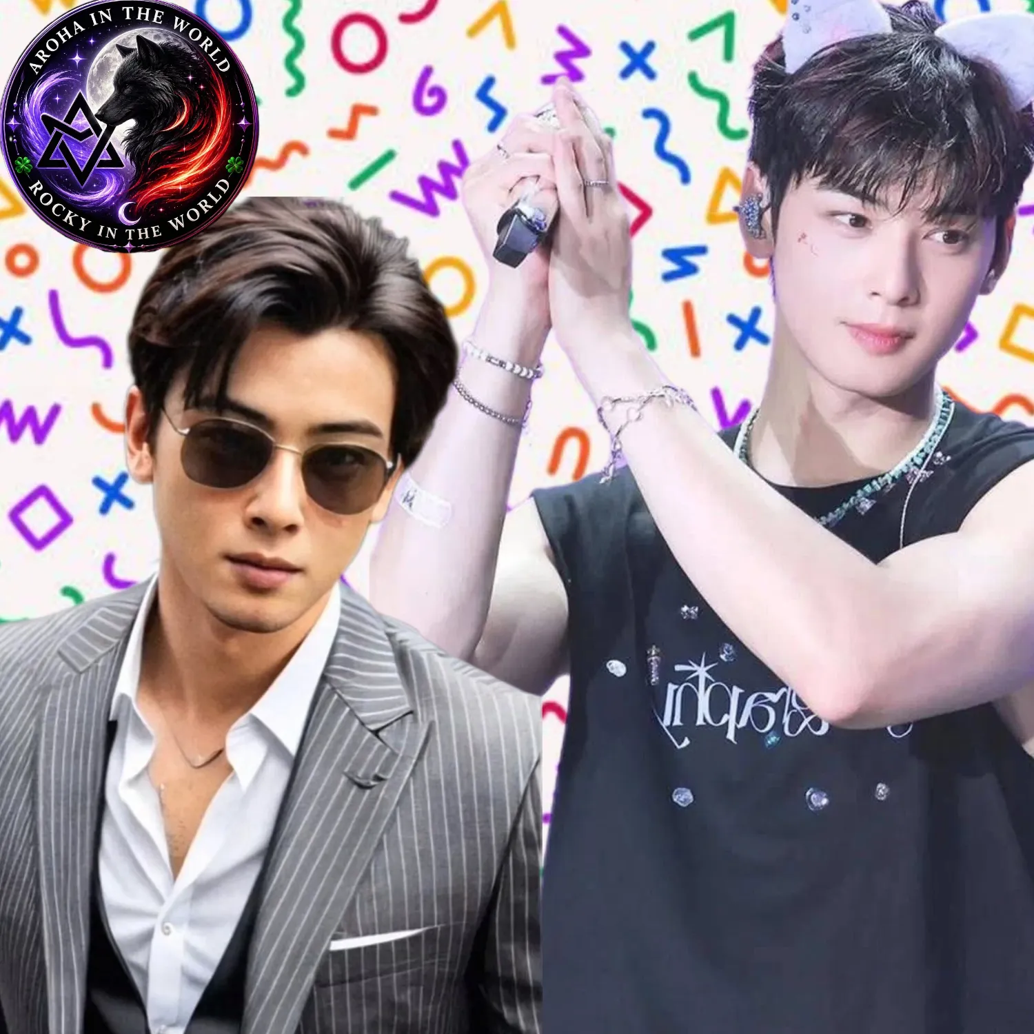 Behind-the-scenes cut of Cha Eunwoo