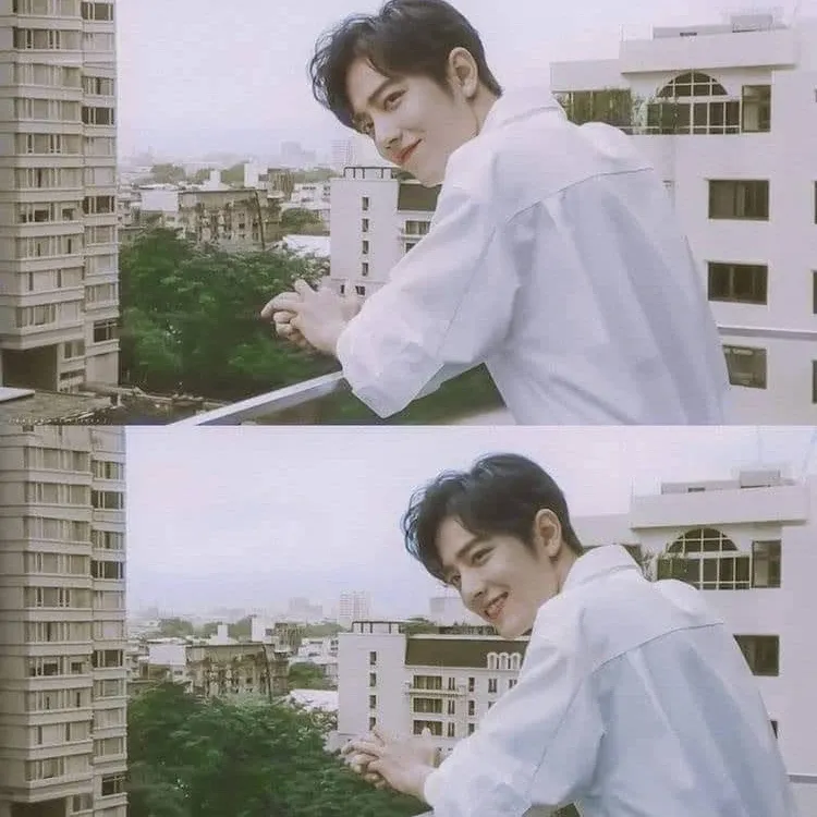 Behind-the-scenes cut of Xiao Zhan