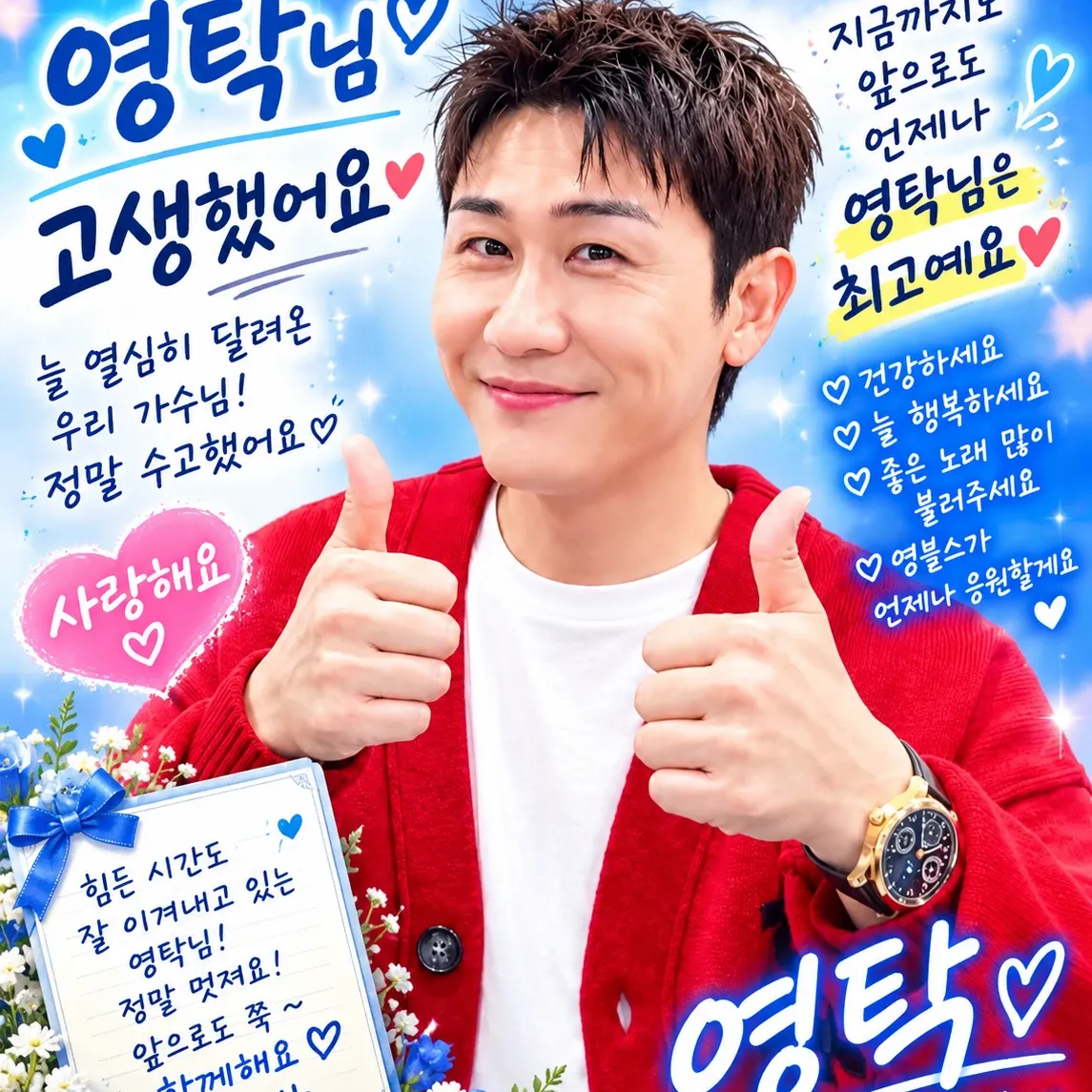 영탁 팬이 찍은 순간