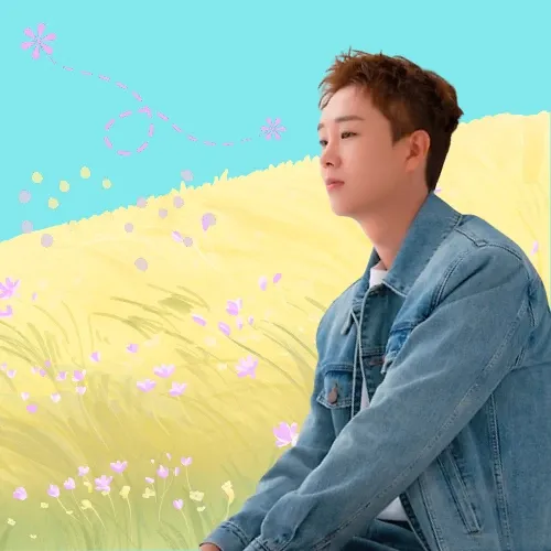 Behind-the-scenes cut of Song Minjun
