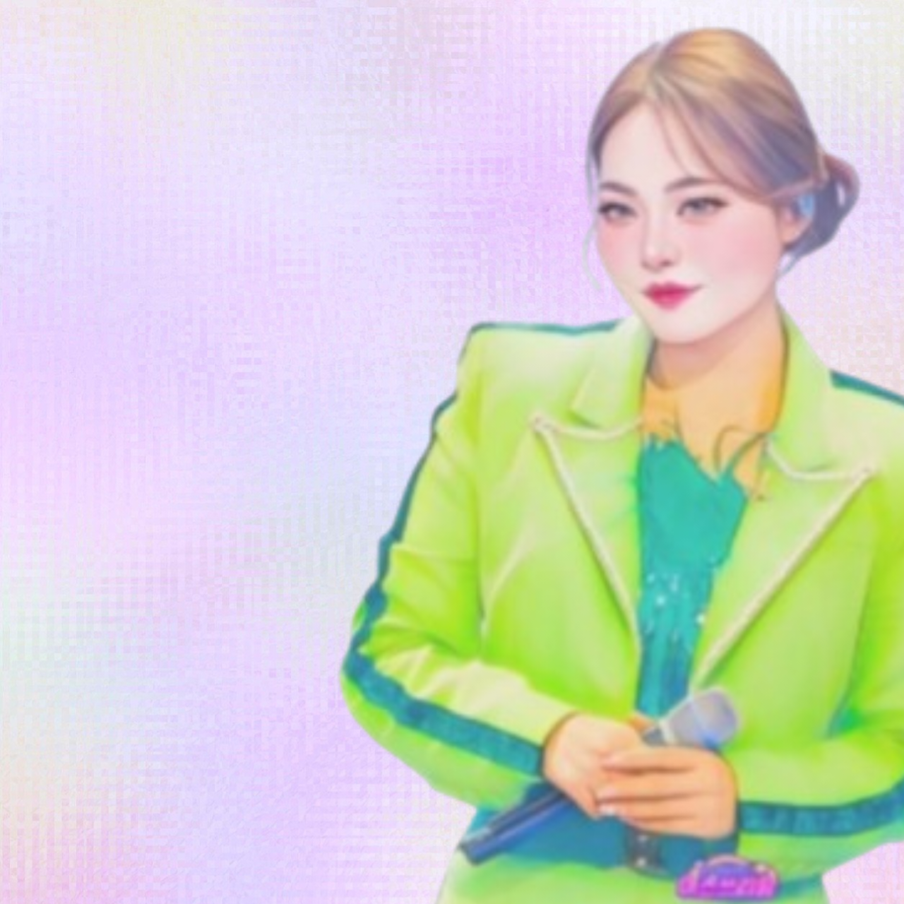 A moment captured by a fan of Miss Kim