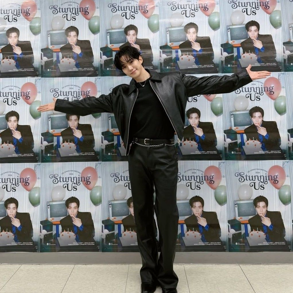 粉丝拍下的李俊昊瞬间