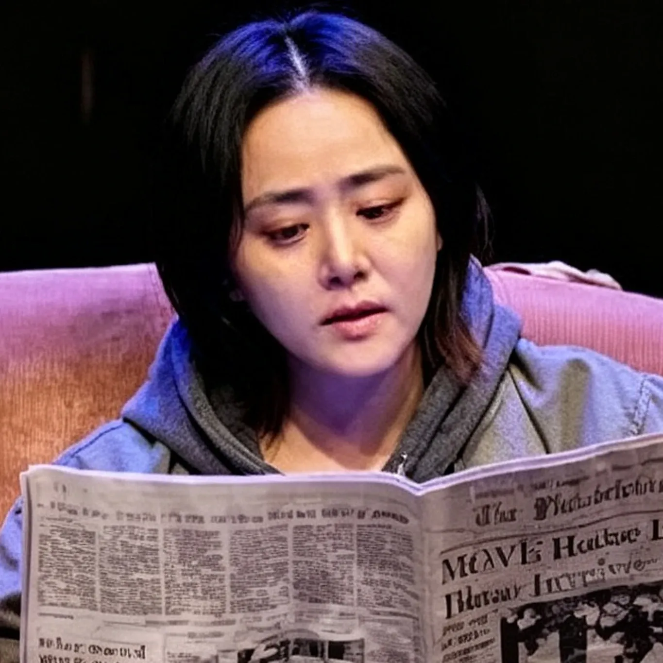 Behind-the-scenes cut of Moon Geunyoung