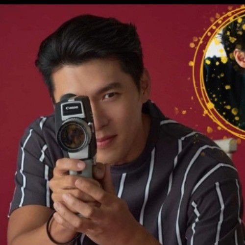 Behind-the-scenes cut of Hyun Bin