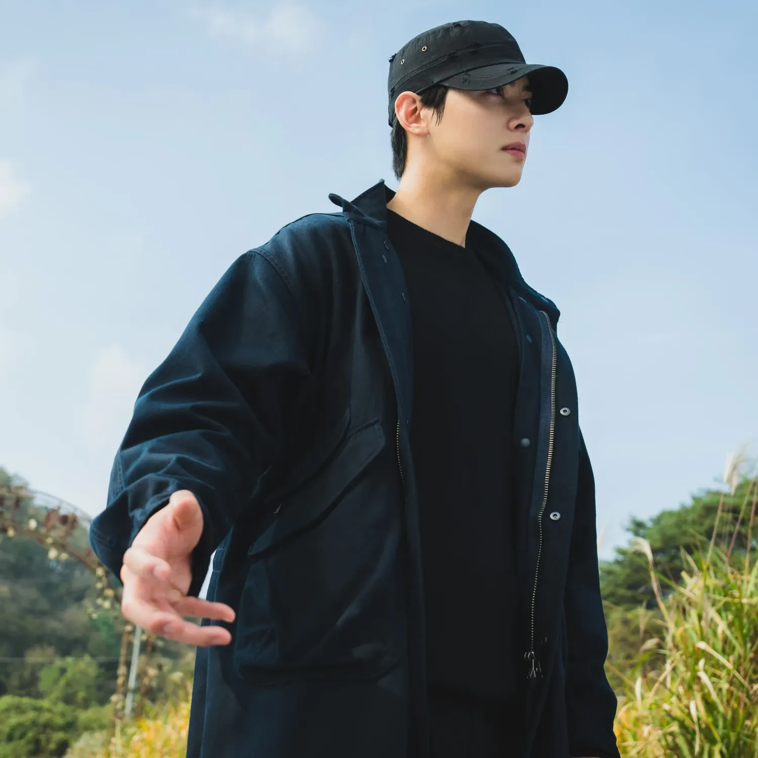 粉丝拍下的车银优瞬间