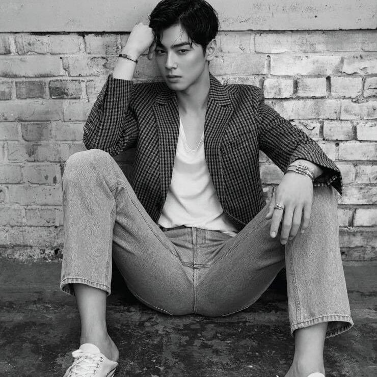 Behind-the-scenes cut of Cha Eunwoo