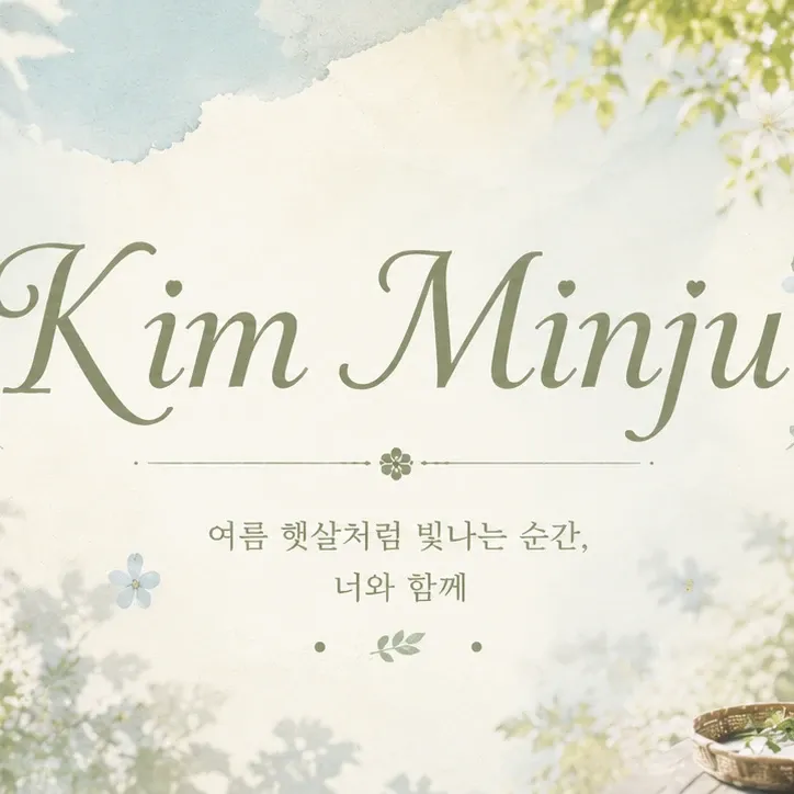 Behind-the-scenes cut of Kim Minju