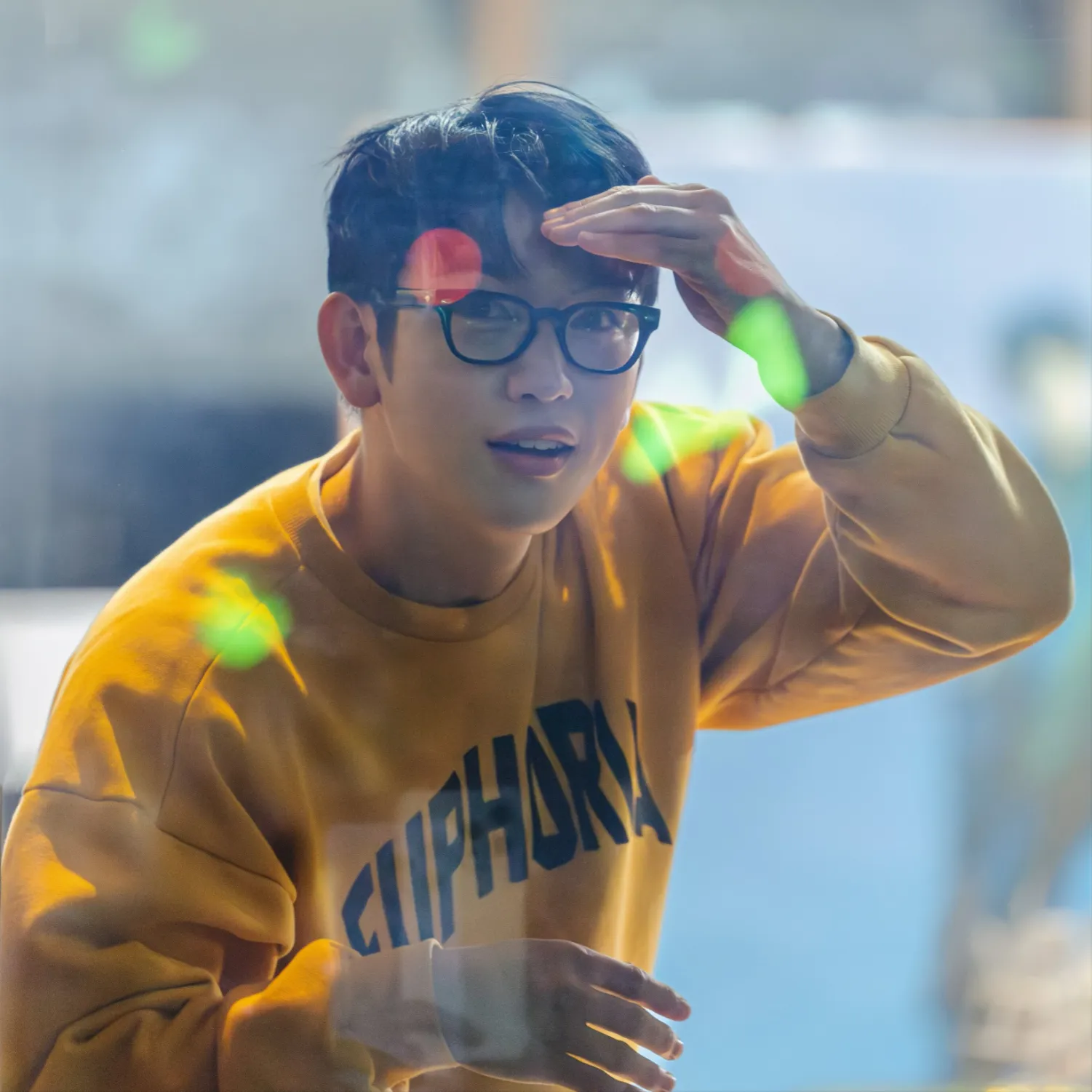 Momen yang diabadikan oleh penggemar Park Jinyoung