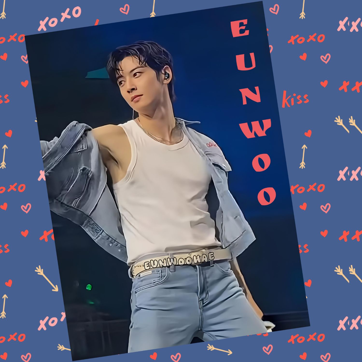 Behind-the-scenes cut of Cha Eunwoo