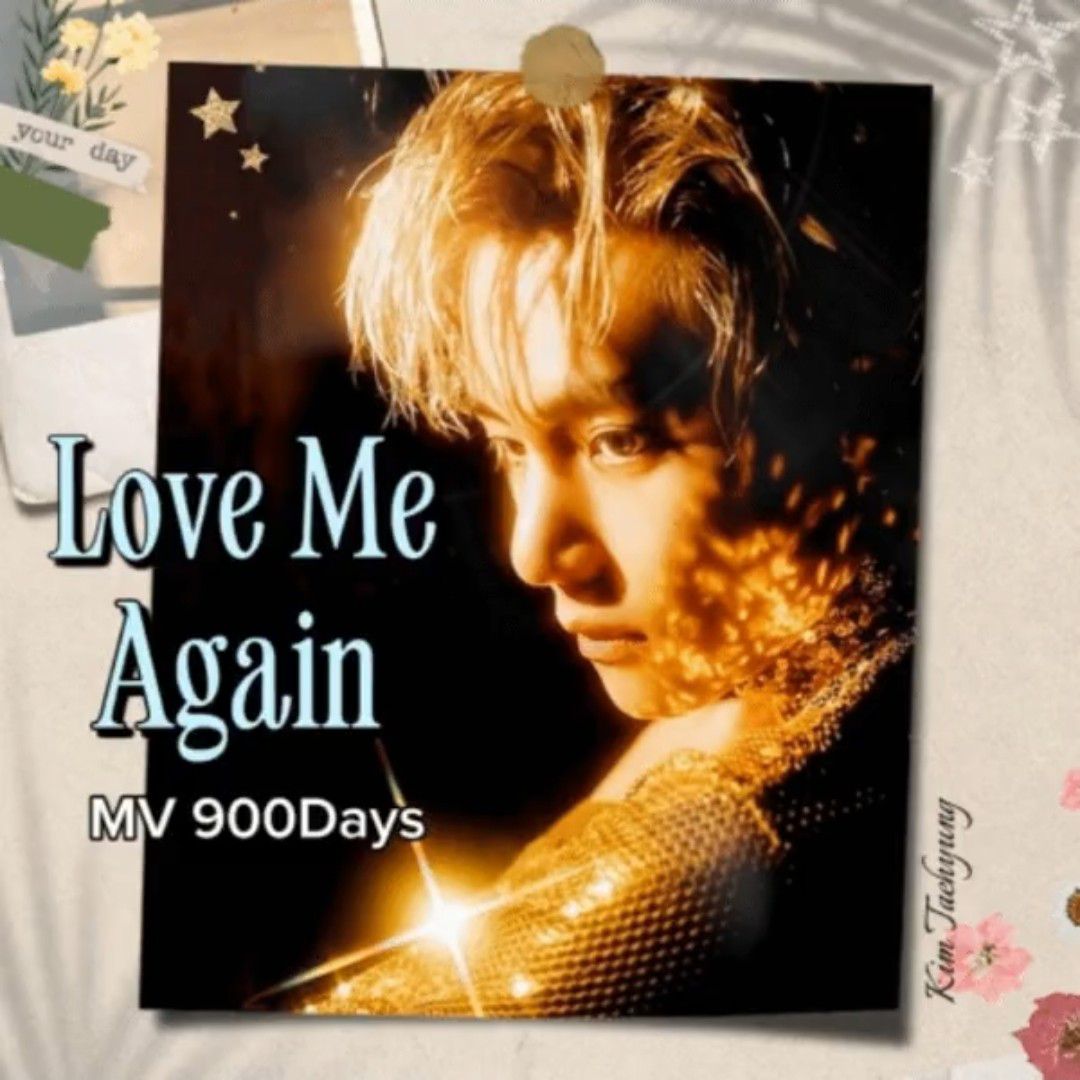 Behind-the-scenes cut of Kim Taehyung (V)