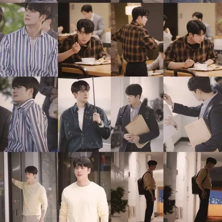 Behind-the-scenes cut of Kang Taeoh