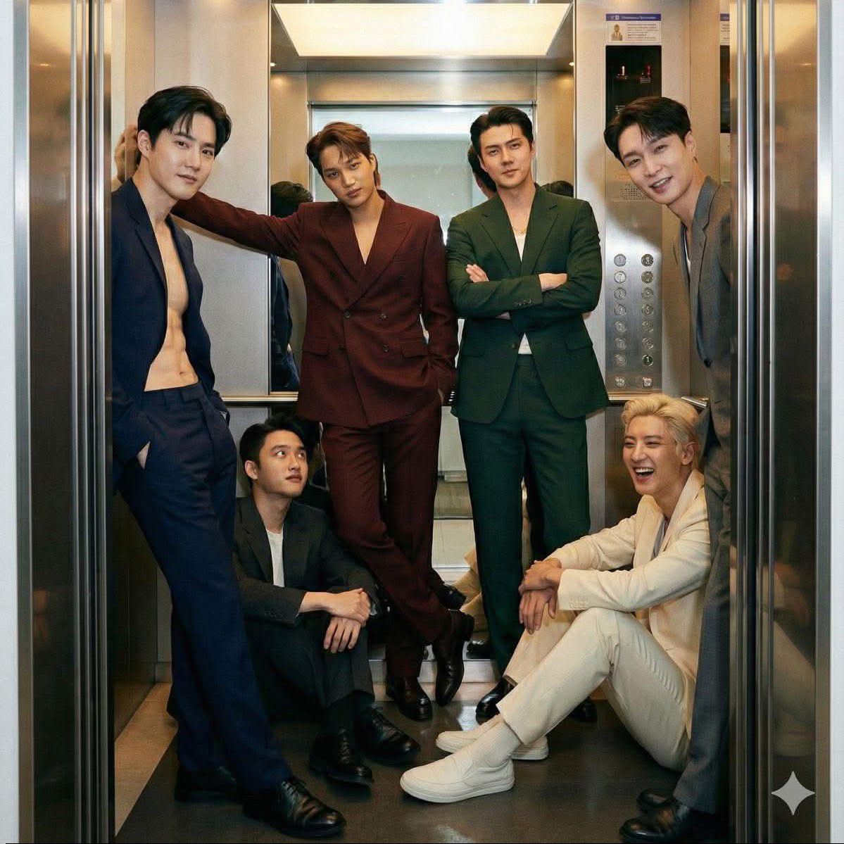 Behind-the-scenes cut of Suho