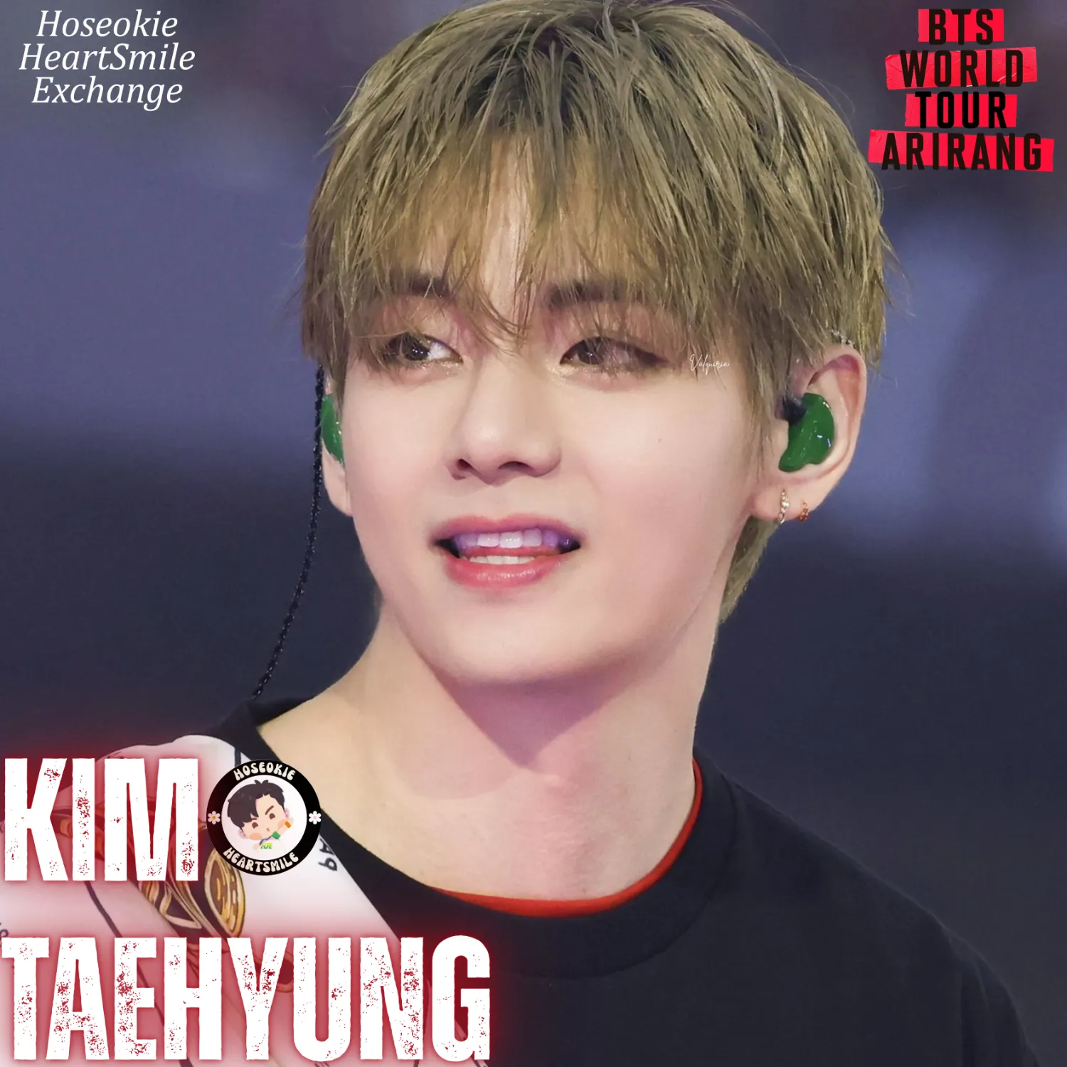 Recent activity shot of Kim Taehyung (V)