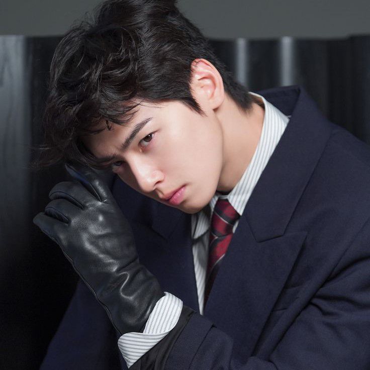 Recent activity shot of Cha Eunwoo