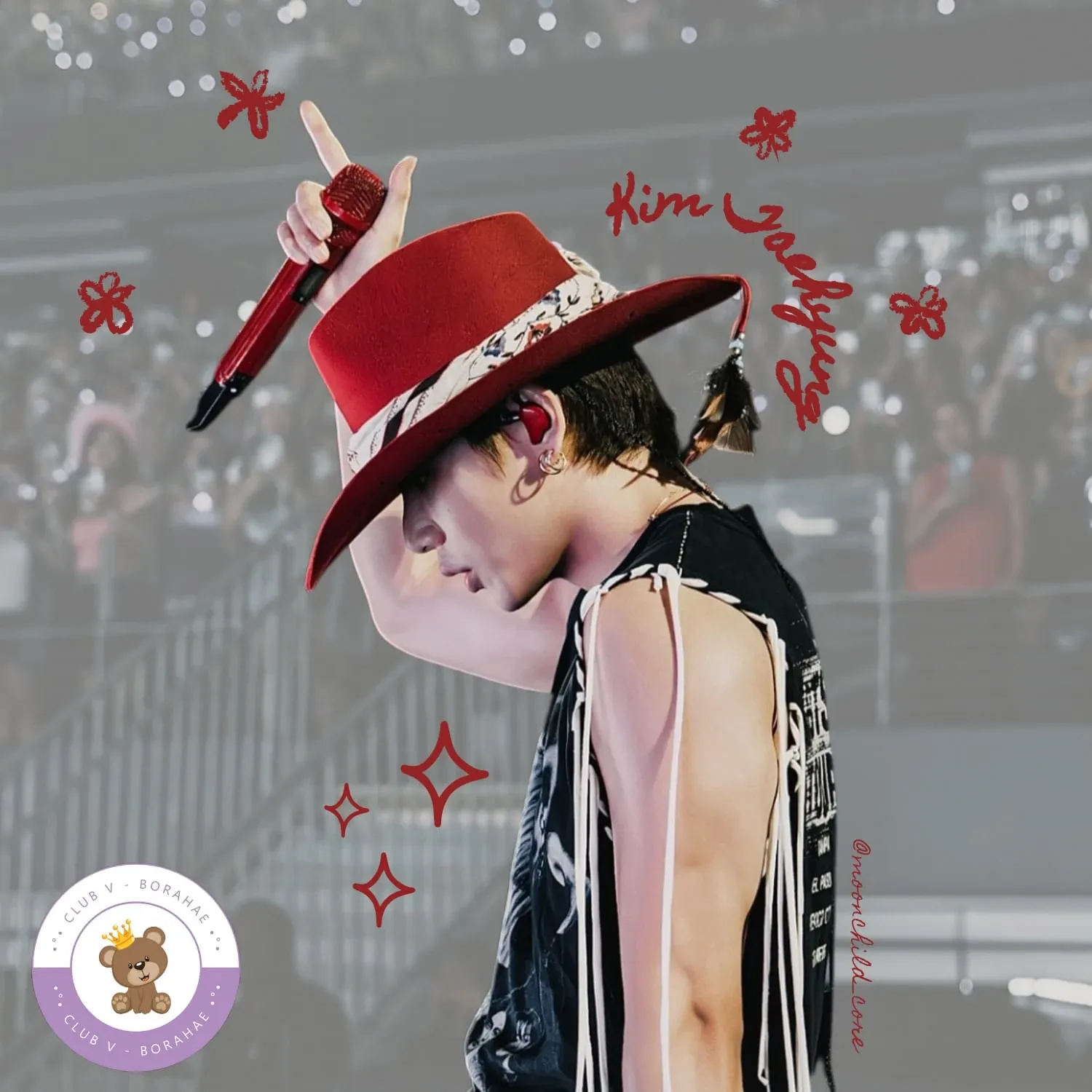 A moment captured by a fan of Kim Taehyung (V)