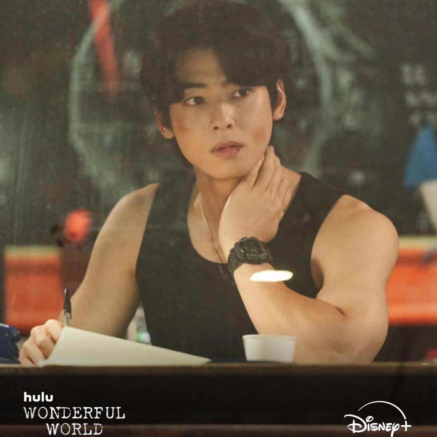 차은우 팬이 찍은 순간