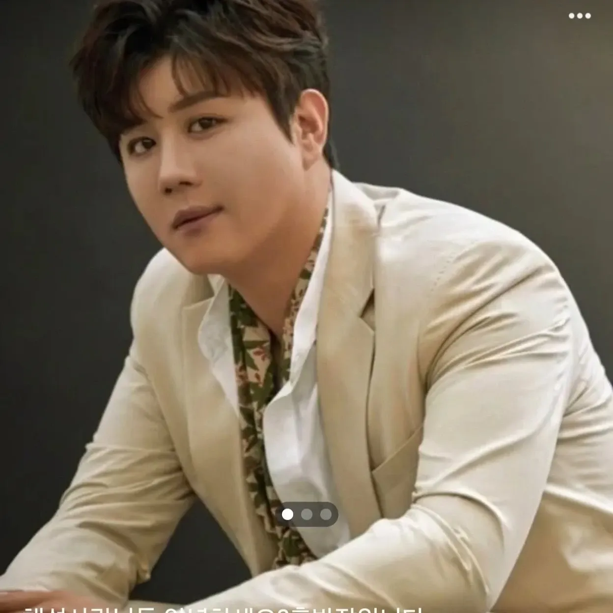 Behind-the-scenes cut of Jin Haesung