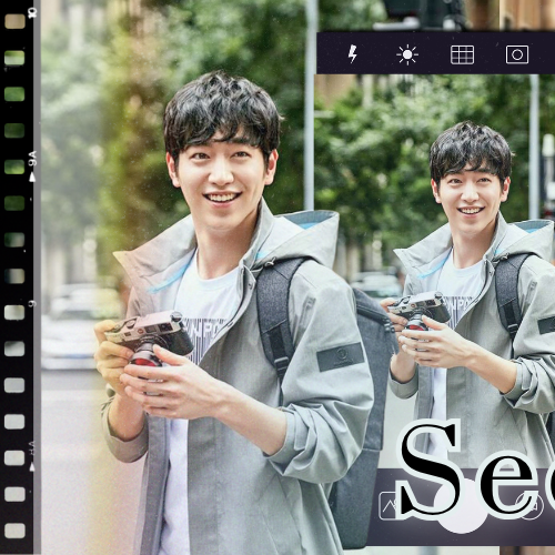 Behind-the-scenes cut of Seo Kangjoon