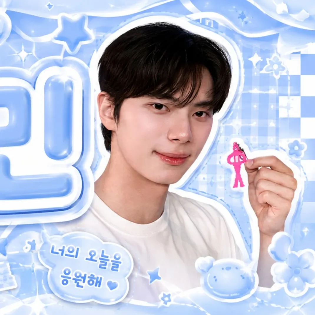 Behind-the-scenes cut of Lee Chaemin