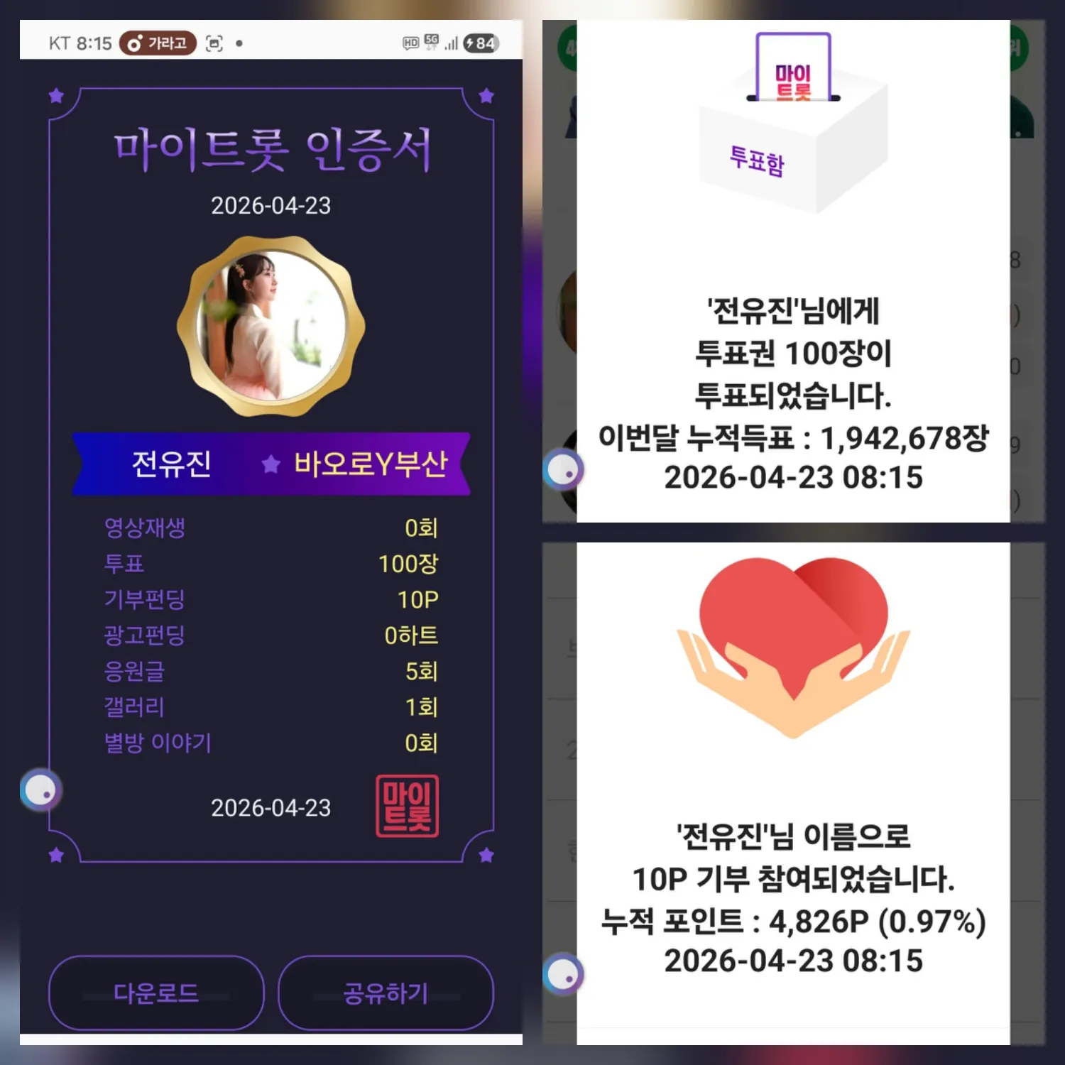 Foto kegiatan terbaru dari Jeon Yujin