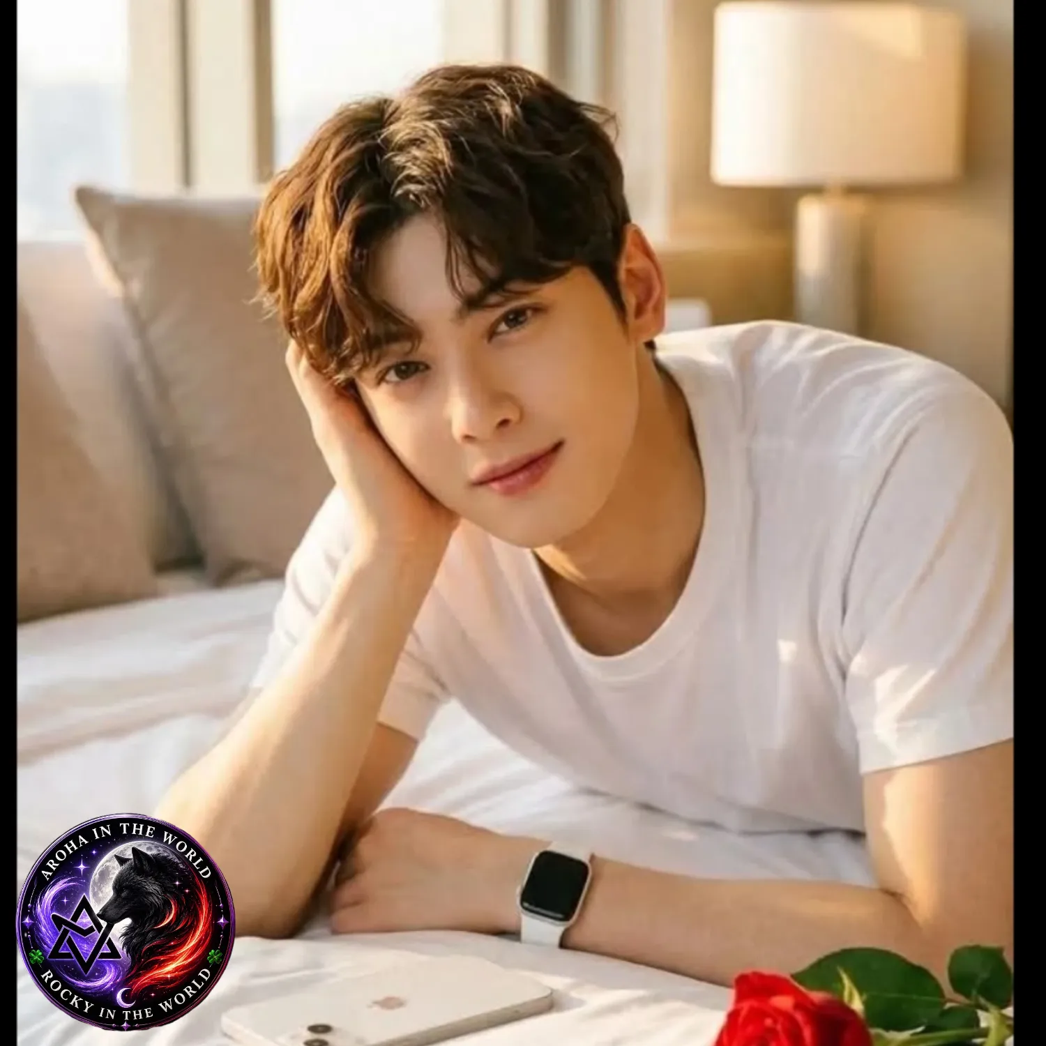Behind-the-scenes cut of Cha Eunwoo