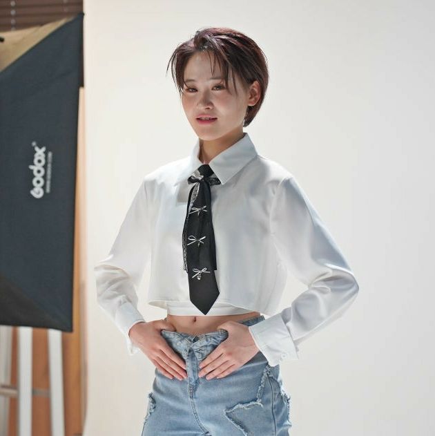 キム・ダヒョンのビハインドカット