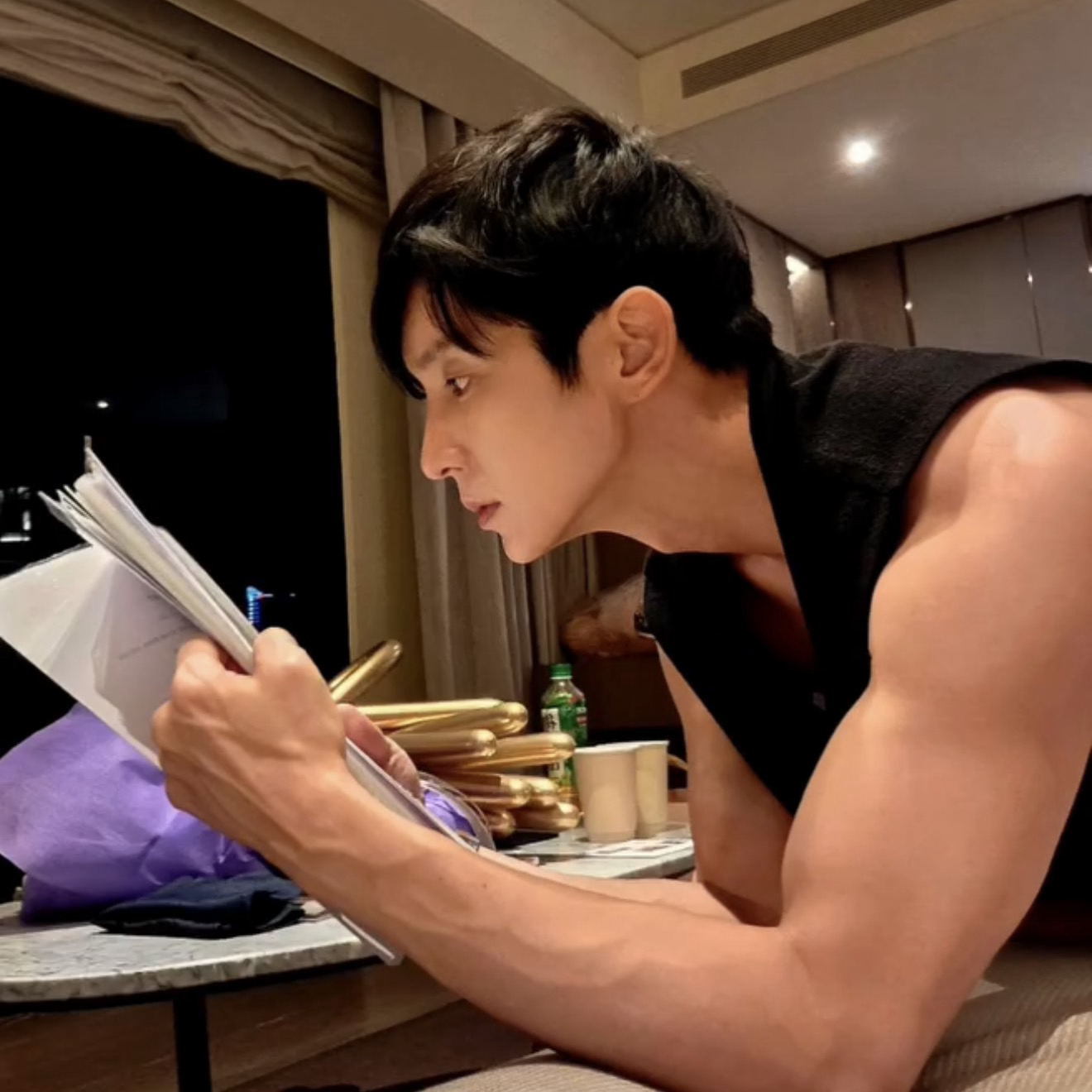 A moment captured by a fan of Lee Joongi