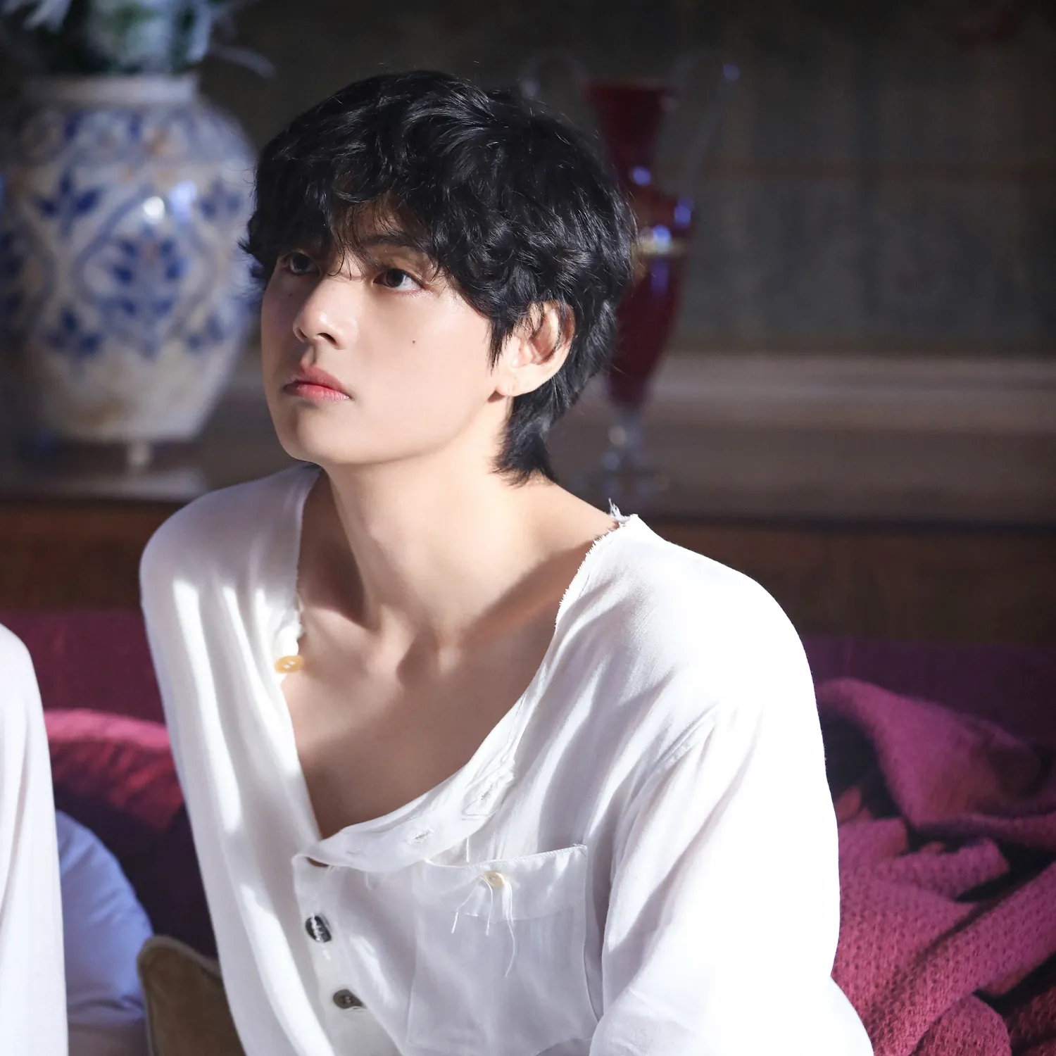 Recent activity shot of Kim Taehyung (V)