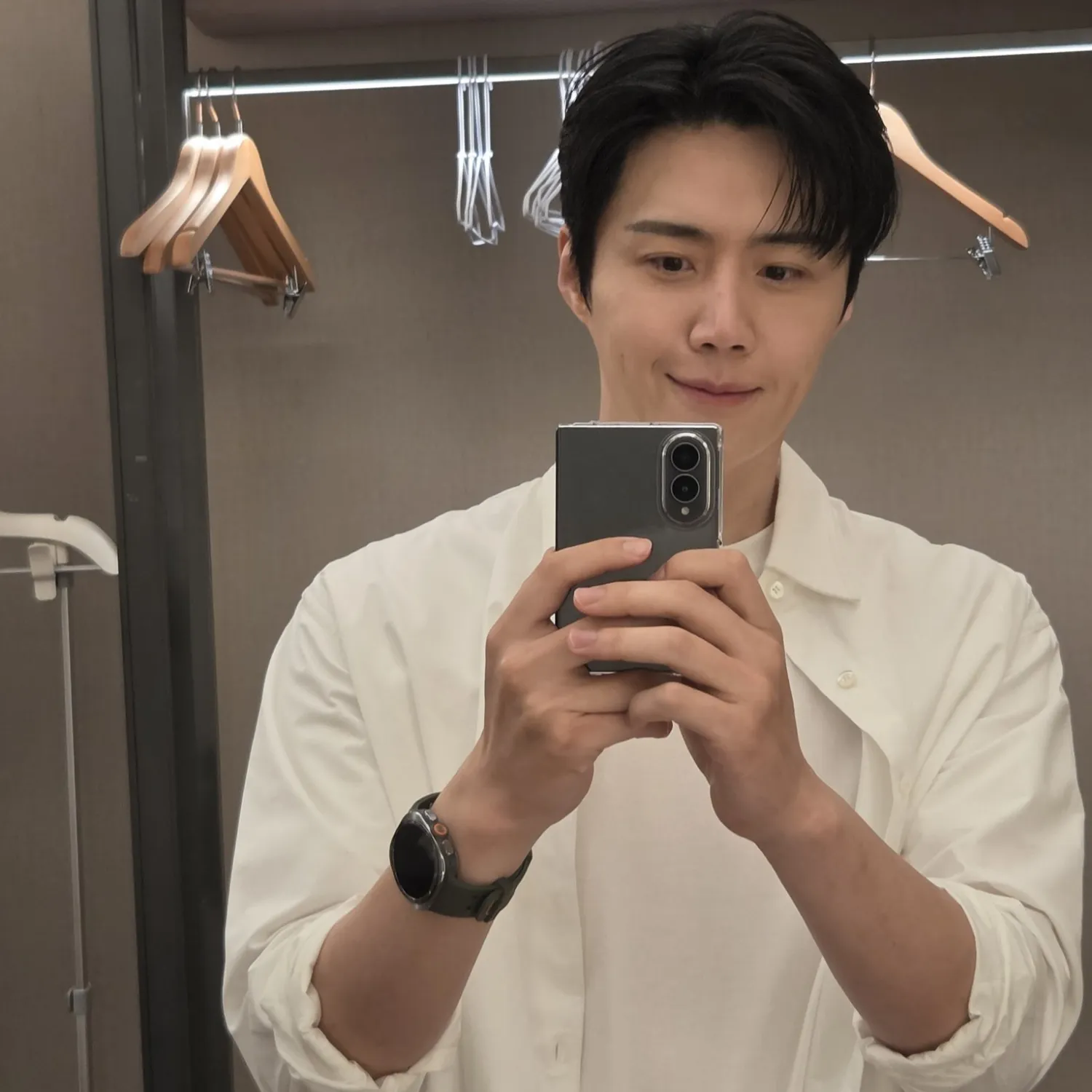 A moment captured by a fan of Kim Seonho