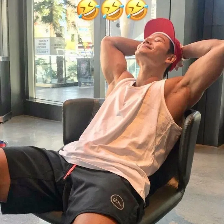 Recent activity shot of Kim Jongkook