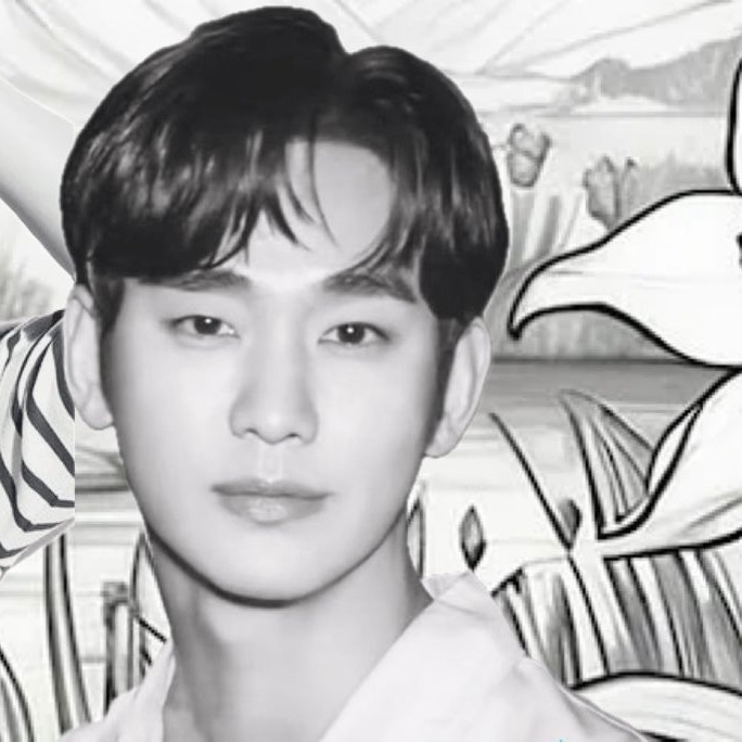 粉丝拍下的金秀贤瞬间