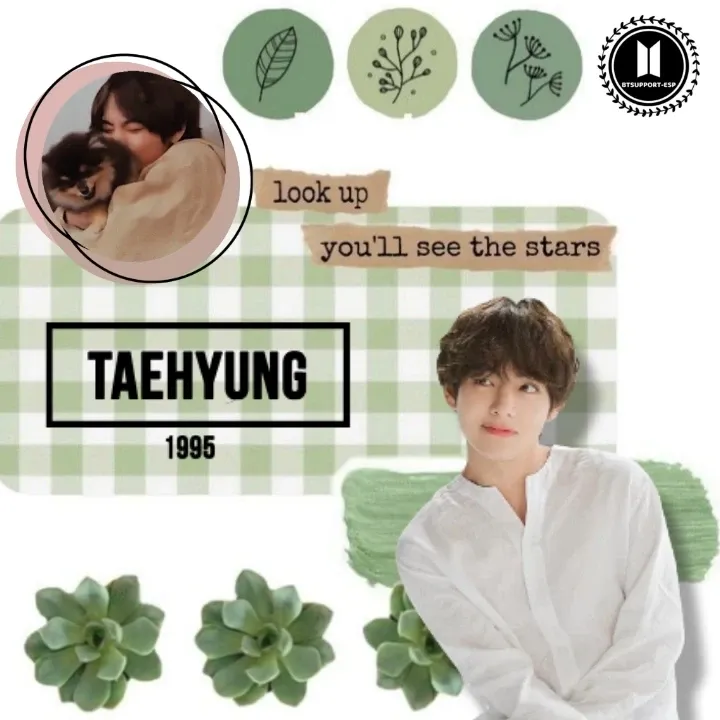 Recent activity shot of Kim Taehyung (V)
